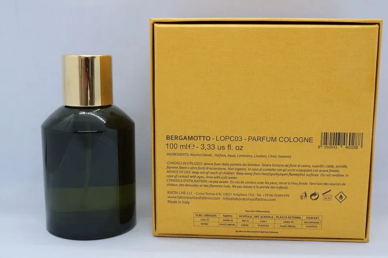 Laboratorio Olfattivo Bergamotto