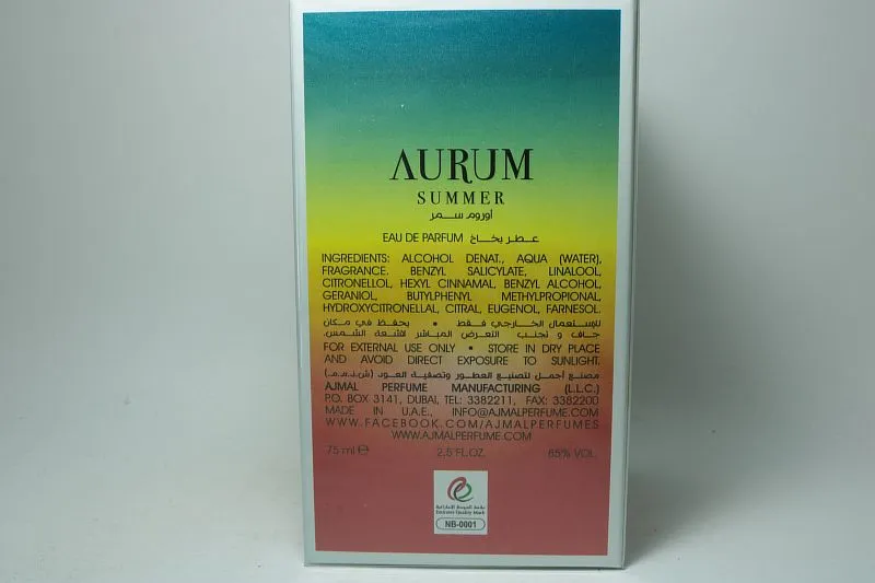 Ajmal Aurum Summer парфюмерная вода