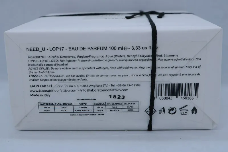 Laboratorio Olfattivo Need_U парфюмерная вода