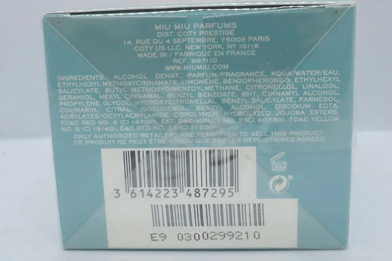 Miu Miu L'Eau Rosée туалетная вода