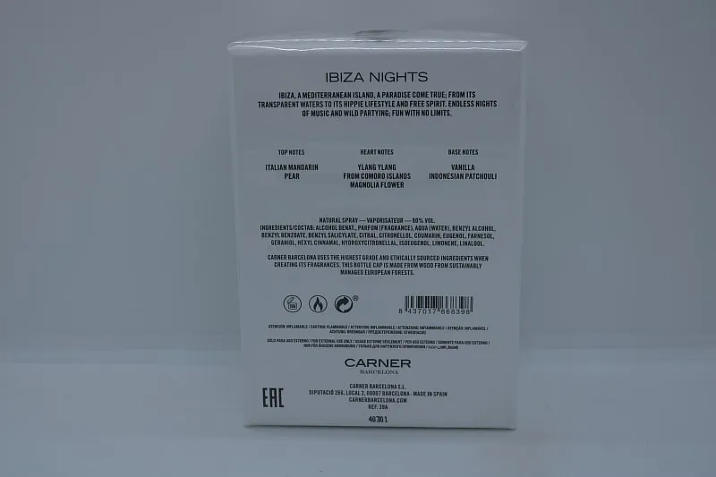 Carner Barcelona Ibiza Nights парфюмерная вода