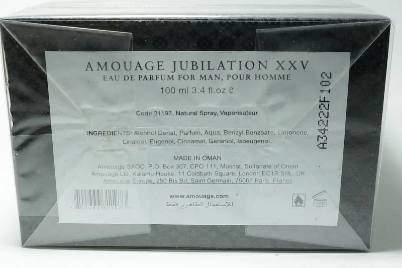 Amouage Jubilation XXV men