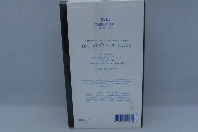 Ex Nihilo Gold Immortals парфюмерная вода