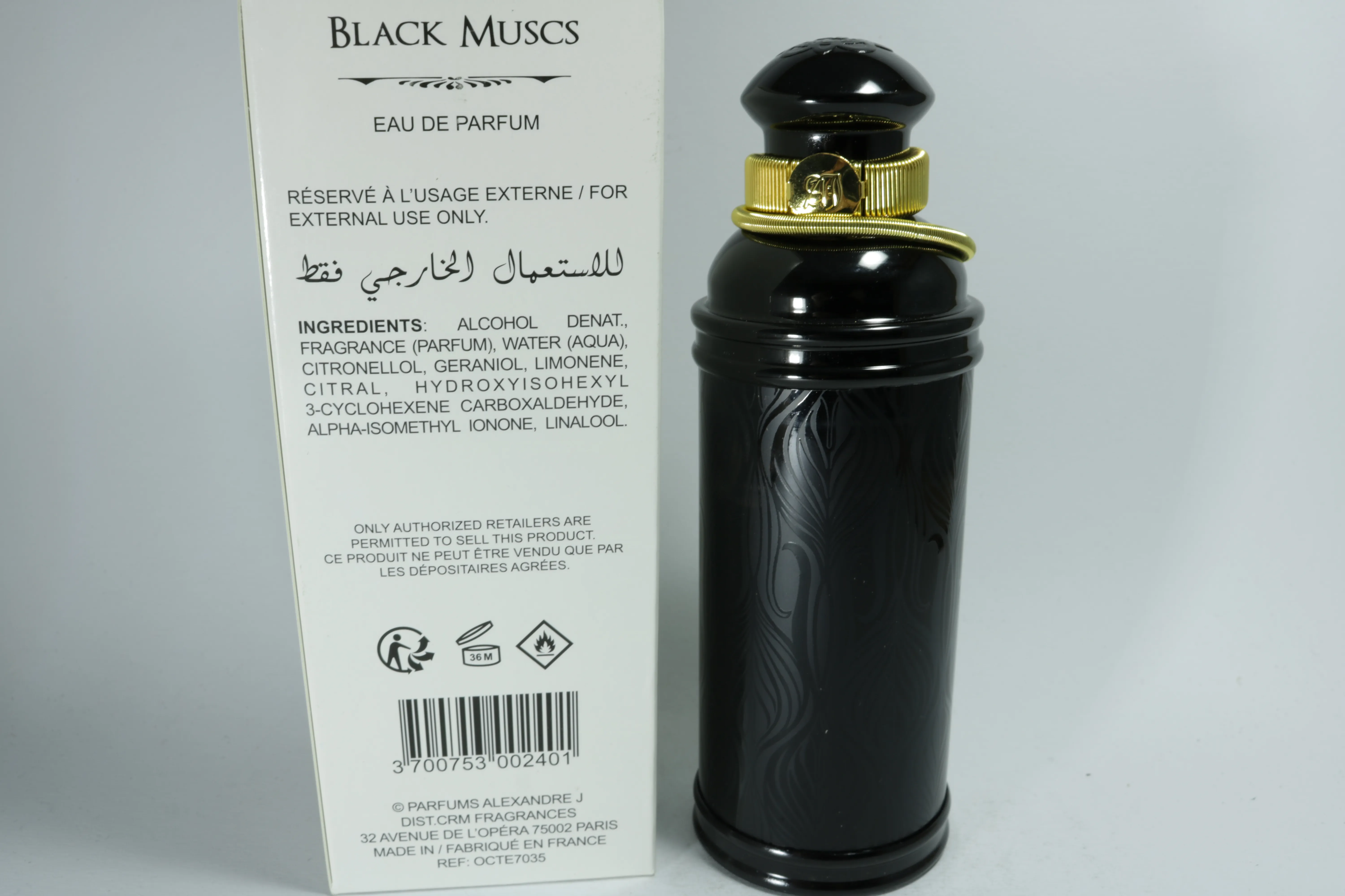 Alexandre J Black Muscs парфюмерная вода