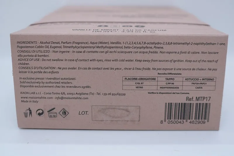 Maison Tahite Vanille de Minuit