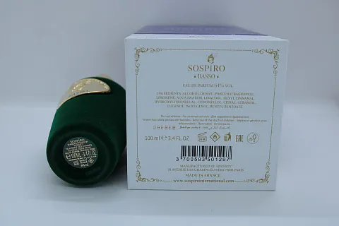 Sospiro Perfumes Basso 