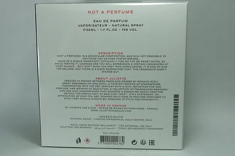 Juliette Has A Gun Not A Perfume