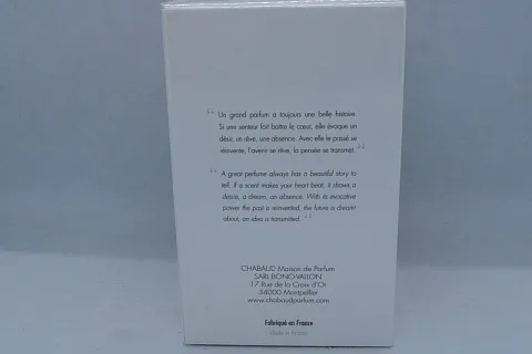 Chabaud Maison de Parfum Eau Ambree