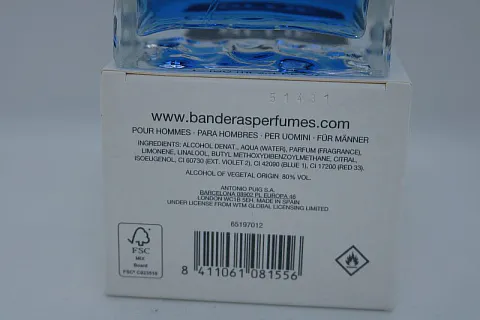 Antonio Banderas Blue Seduction for men