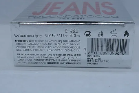 Roccobarocco Silver Jeans Men