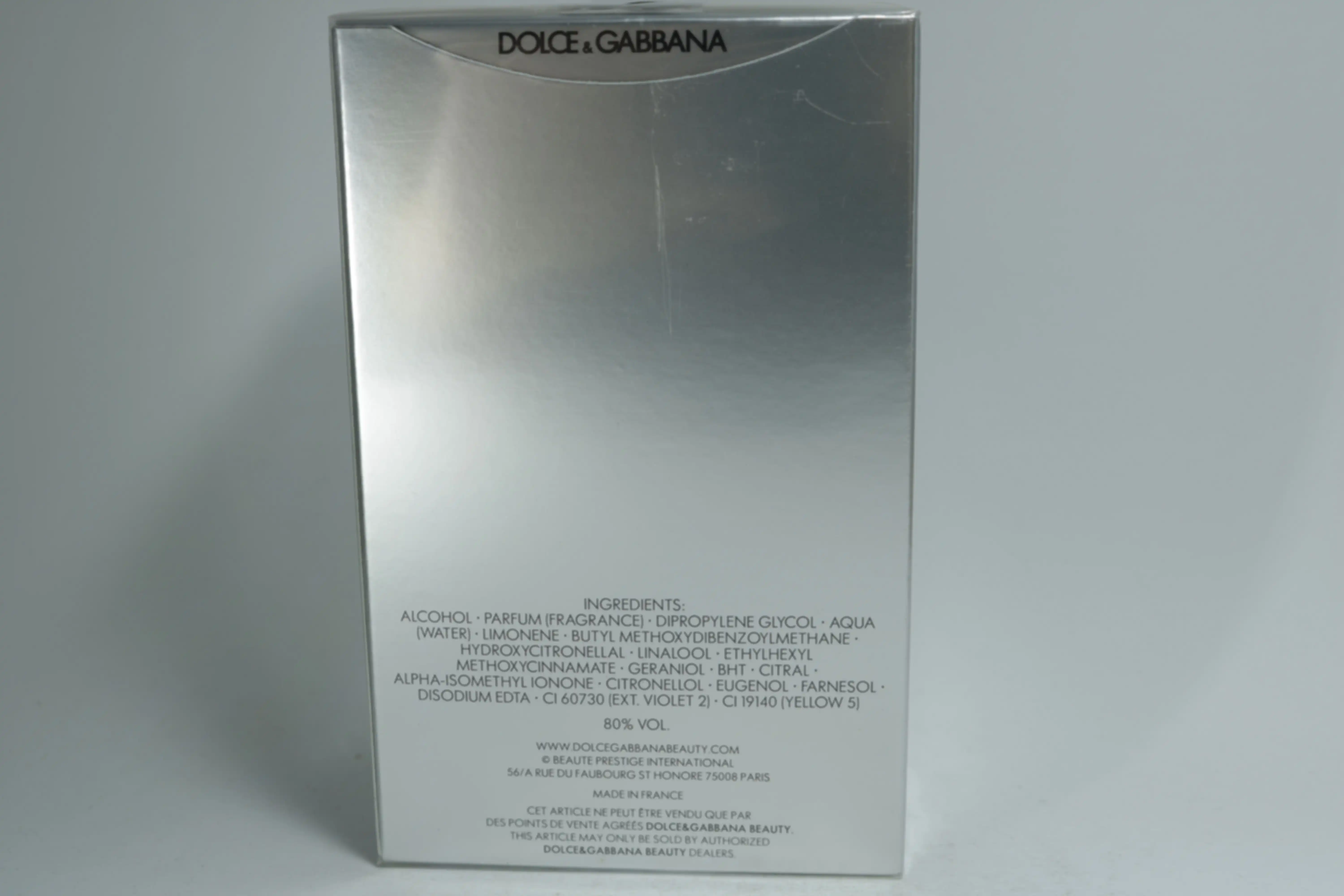 Dolce & Gabbana The One Grey туалетная вода