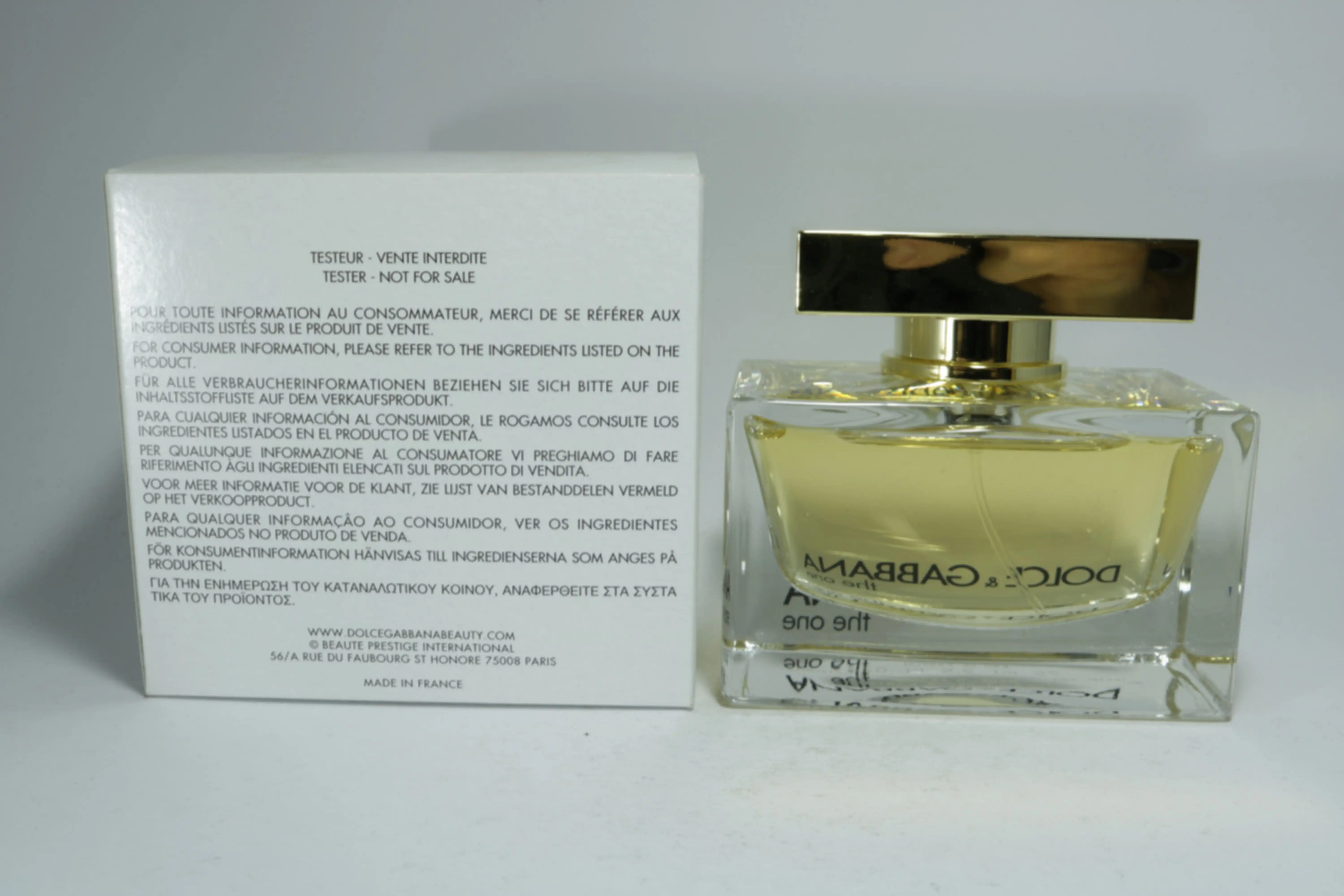 Dolce & Gabbana The One парфюмерная вода
