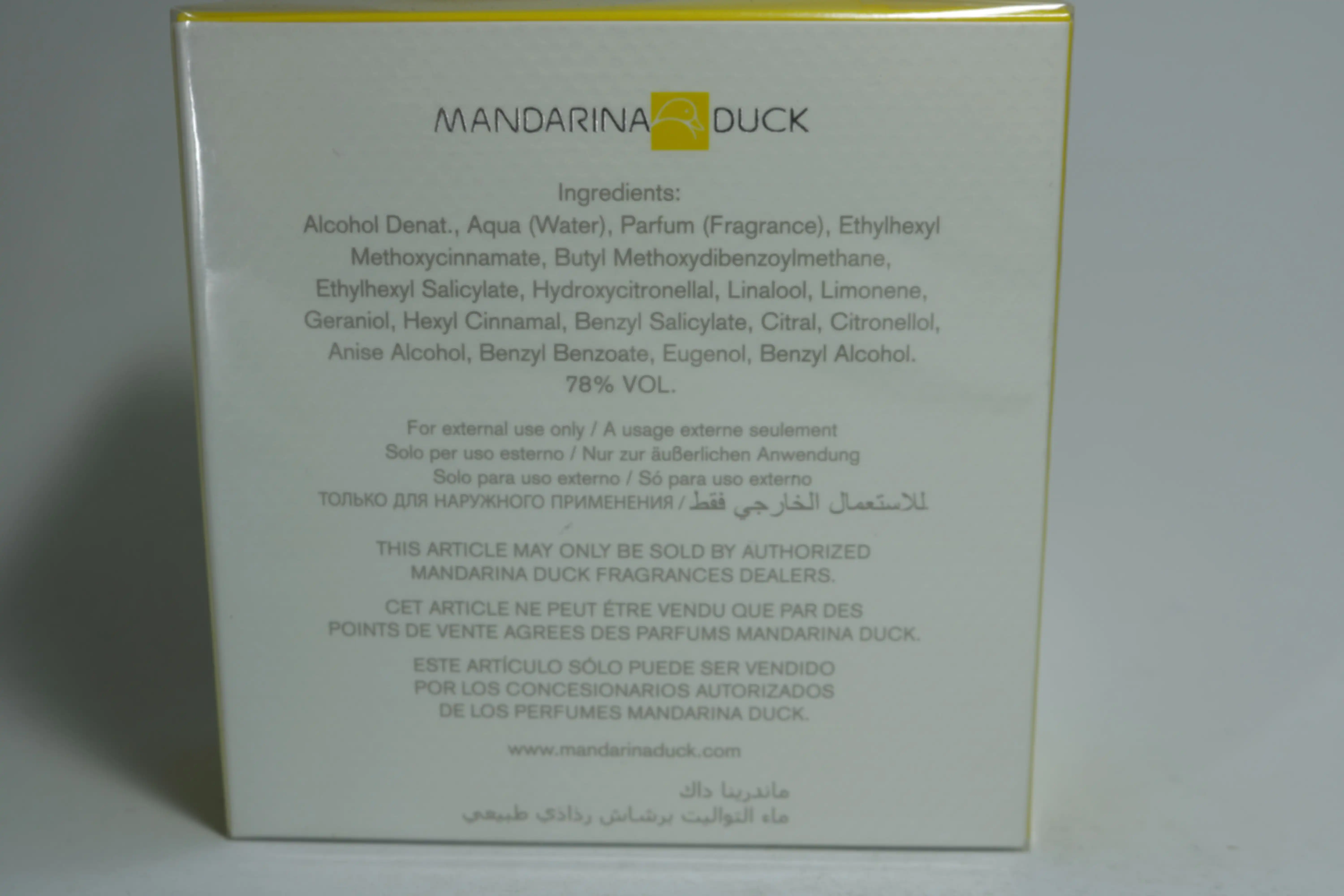 Mandarina Duck туалетная вода