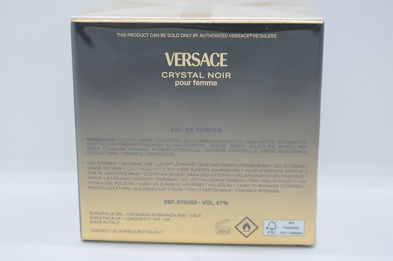 Versace Crystal Noir eau de parfum