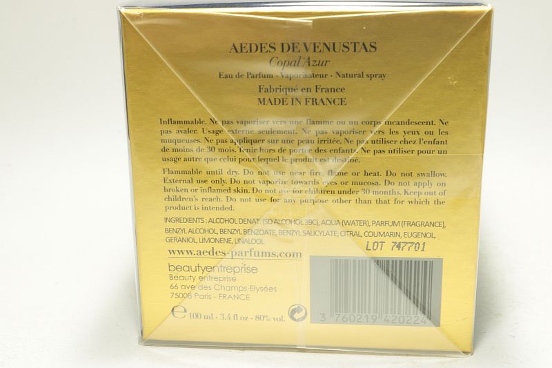Aedes de Venustas Copal Azur парфюмерная вода