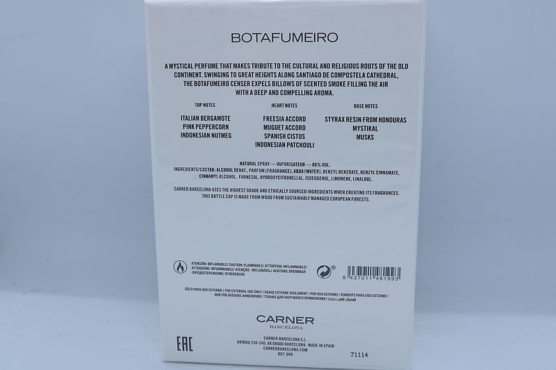 Carner Barcelona Botafumeiro парфюмерная вода