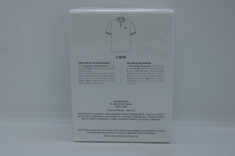Lacoste L.12.12 Blanc Eau de Toilette