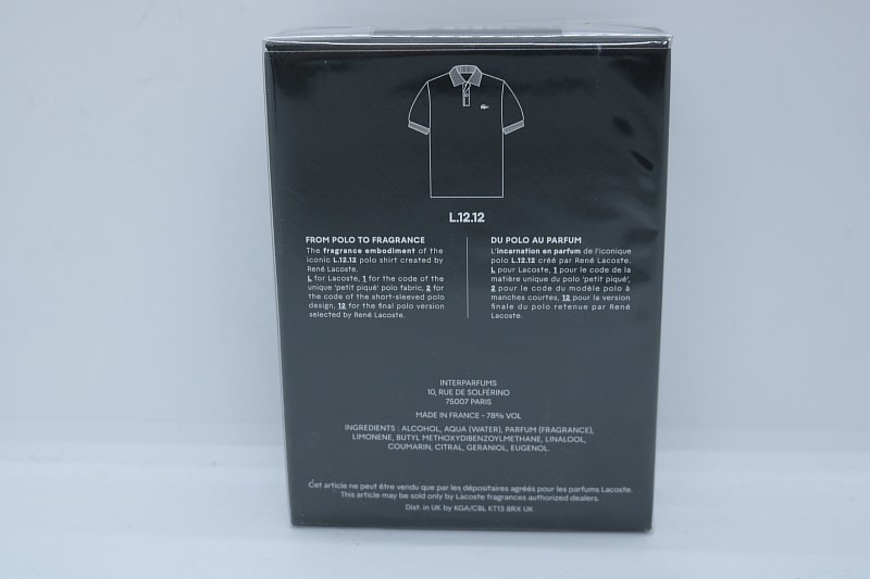 Lacoste Eau De Lacoste L.12.12 Noir туалетная вода